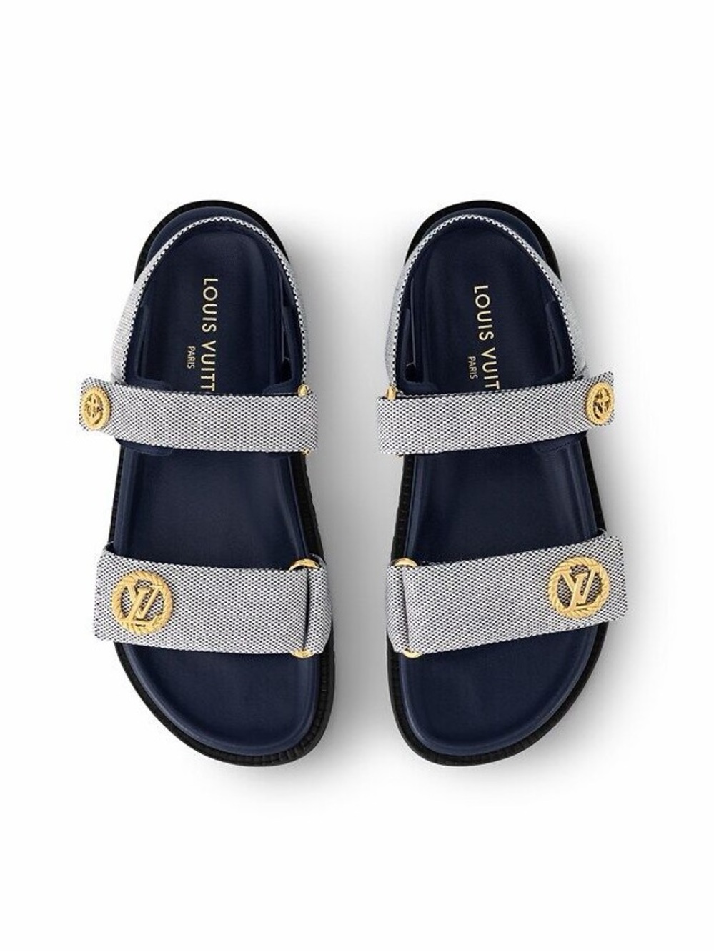 Louis Vuitton Sunset Flat Comfort Mule Denim